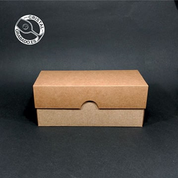 Caja presentación catavino grabado con tapa